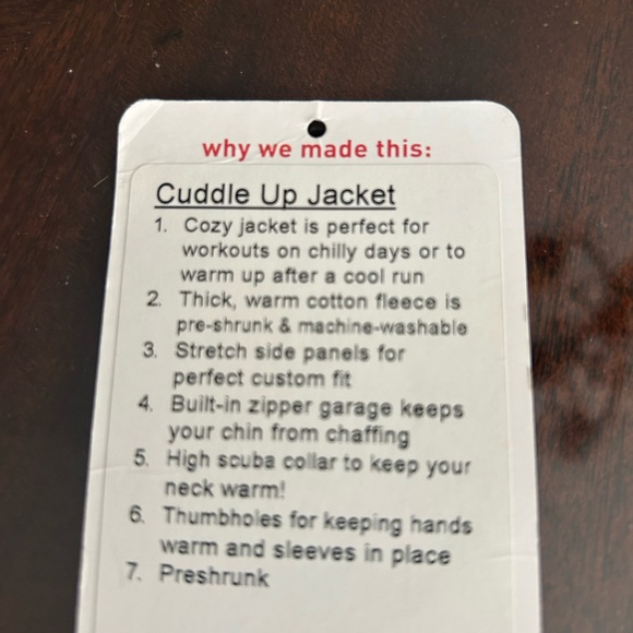 Lululemon Athletica Cuddle Up Sparkle Fleece Jacket Sweatshirt 8 - Picture 6 of 6